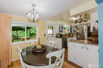 Dining Space to Kitchen