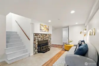 Lower level family room