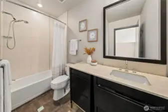 Second full bathroom just outside of second bedroom.