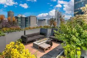 Another lush lounge space.