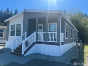 BRAND NEW 3 bedroom home in a 55+ community.