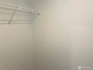 Half of the walk in closet.