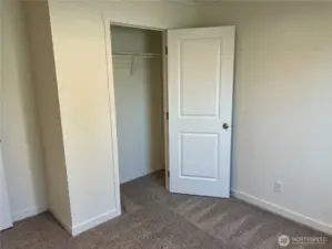 Second bedroom closet area.