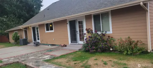 Patio back yard