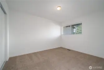 The second of the two additional bedrooms.