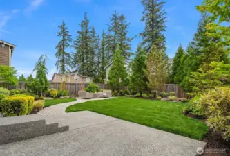 The best lot with a level and private yard is rare to find in new communities!