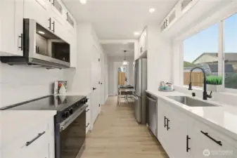 Loads of counter space for prepping a delicious meal.