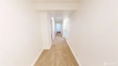 Lower level hallway