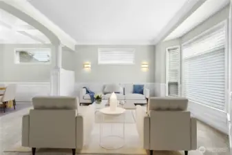 Virtually Staged Living Room