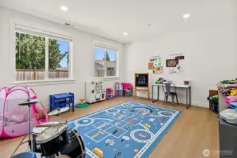 Additional bonus room downstairs off living room.