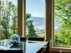 Dinner with a view.