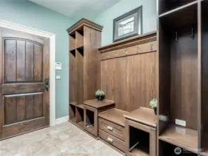 Your hardworking helper—mudroom + laundry in one.