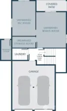IMAGE IS A RENDERING Photographs are for illustrative purposes only. Features, finishes, interior/exterior colors, landscaping and floorplan shown may vary from actual homes built.