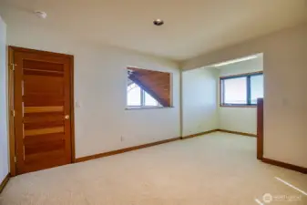 THE SECOND GUEST ROOM HAS A BAY VIEW! THERE IS ALSO AN OPEN AREA SHOWING THE ROOMS BELOW!