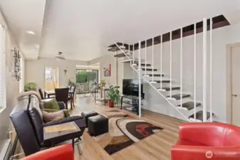 Unit #2 owner occupied unit living room