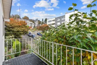Deck off front door area