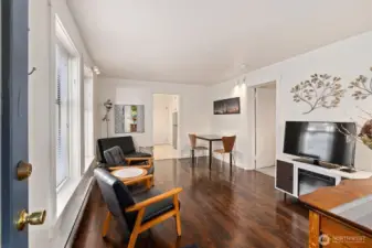 Ground floor unit #1 living room