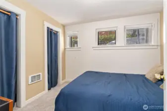 Ground floor bedroom #2 (unit #1)