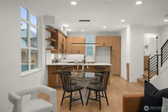 Photos are staged model of similar floorplan. Color scheme and layout will differ.