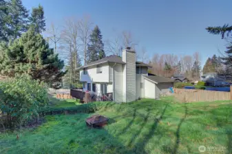 SPACIOUS lot is nearly 13000 sq ft