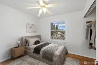 Third Bedroom, Staged Virtually