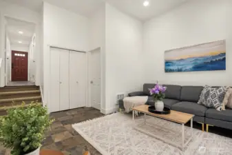 3rd Bedroom staged as Family Room.