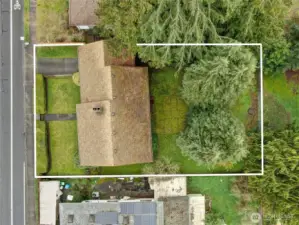 Approximate boundary lines.