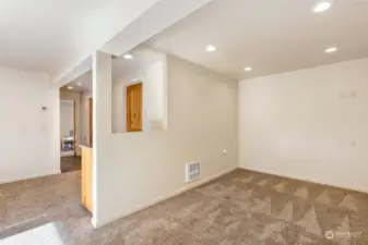 Lower level area could be used as family room/rec room/movie room/additional living space