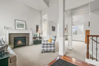 Step into this gorgeous light, bright home with vaulted ceilings