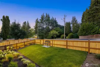 Enjoy the new fenced in yard space.