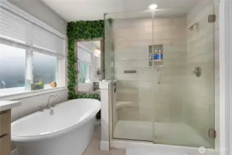 Spa like and gorgeous.