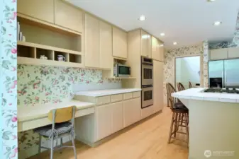 Spacious kitchen with so much storage