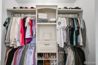 Walk-in Closet off Primary Bathroom.