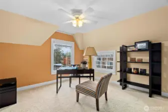 Bedroom #3 has a large closet and peek-a-boo view of the river.