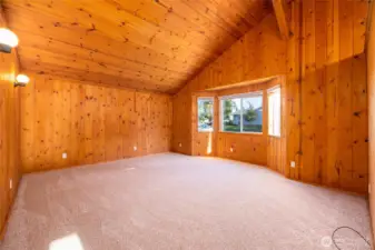 Living Room has new carpet.