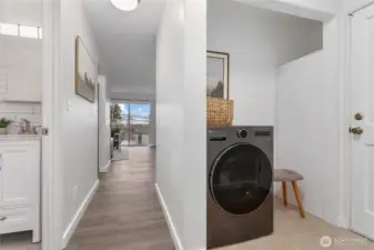 Hall and Laundry area