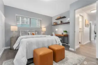 Primary Bedroom with Queen bed