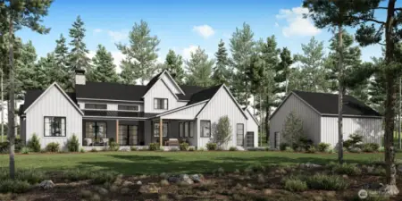 Rendering - Completed home may have slight modifications from rendering.