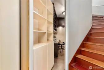 Hidden Den/Office Wine Cellar