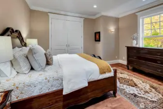 one of two sleeping quarters in the guest home