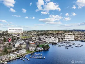 Premium location close to parks, shopping, dining and Lake Washington.