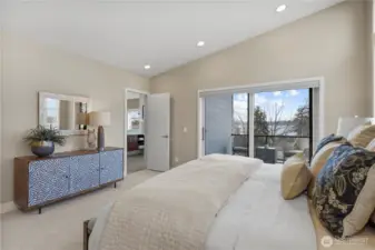 Enjoy beautiful lake views.