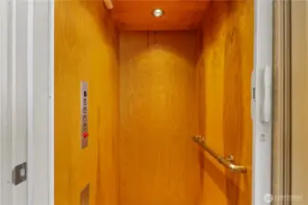 Elevator services all 3 floors (just serviced and updated).