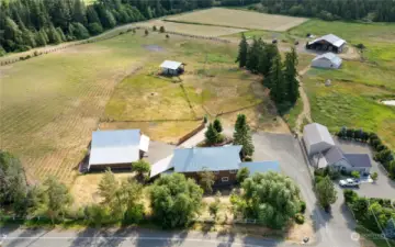 The three acres is fenced. There is a six acre adjacent parcel to the south showing in this photo (recently mowed) that is also on the market. It is a different seller and just coincidental, but could be a great opportunity for a buyer that wants more than 3 acres. See MLS 2250909.