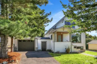 Solidly built bungalow with classic craftsman appeal updated for today's comfort.