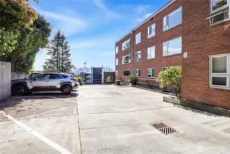 Even your Designated Parking spot has a view of the city. (#29)