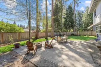 Lot extends past fence - abuts to Village Green Drive. Fence can be moved with HOA approval.