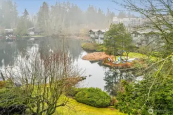 Echo Lake! As Seen From the Deck