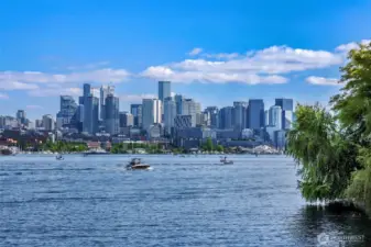 Lake Union showing off.