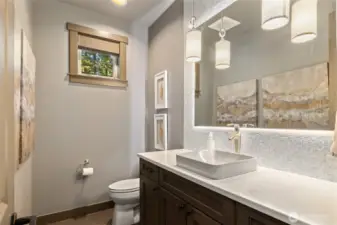 Powder Room on main floor